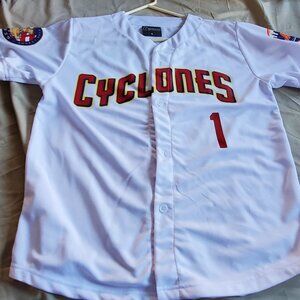 Worn Once New York Mets Cyclones White Baseball Jersey #1 Rosario Sz S